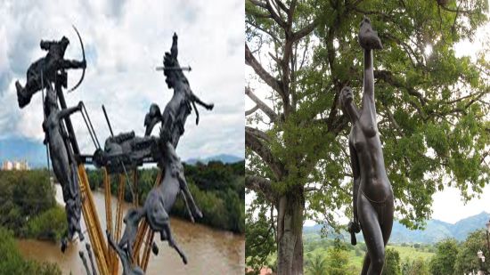 ✅ Recorrido a Neiva la estatua y monumento conmemorativos en honor a la cacica gaitana historia ✨